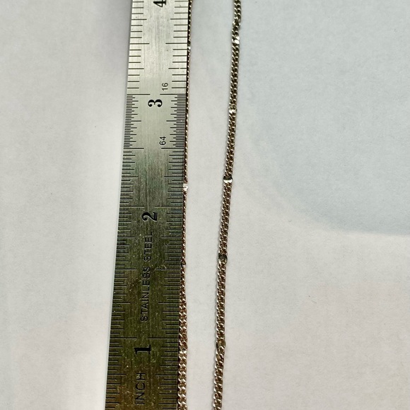 925 Sterling silver Ankle Bracelet with Matching Toe Ring - Picture 5 of 8